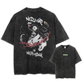Vintage Men'S Washed T-Shirt Demon Slayer An