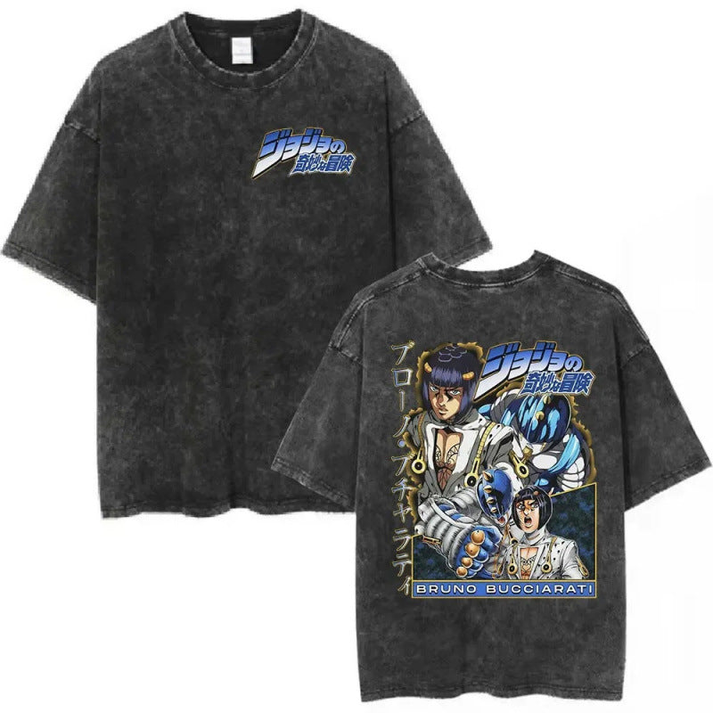 Anime Jojo Bizarre Adventure Vintage Washed