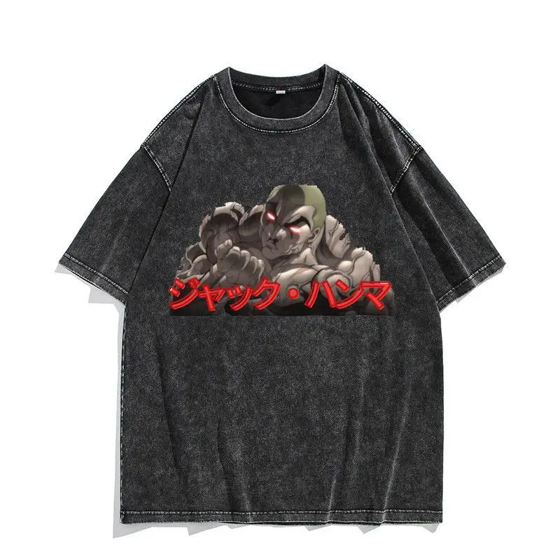 230G Ouma Washed Anime Baki The Grappler T-Srt Hanma Yujiro