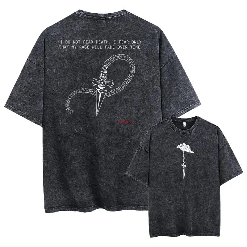 European Size Cotton Anime Hunter X Hunter Washed New Arrival Men