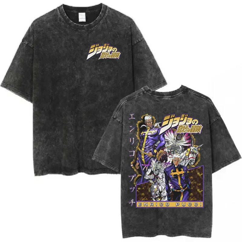 Anime Jojo Bizarre Adventure Vintage Washed