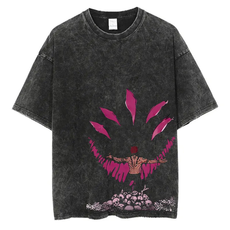 European Size Cotton Anime Jujutsu Kaisen Gojo Satoru T Shirts Wa