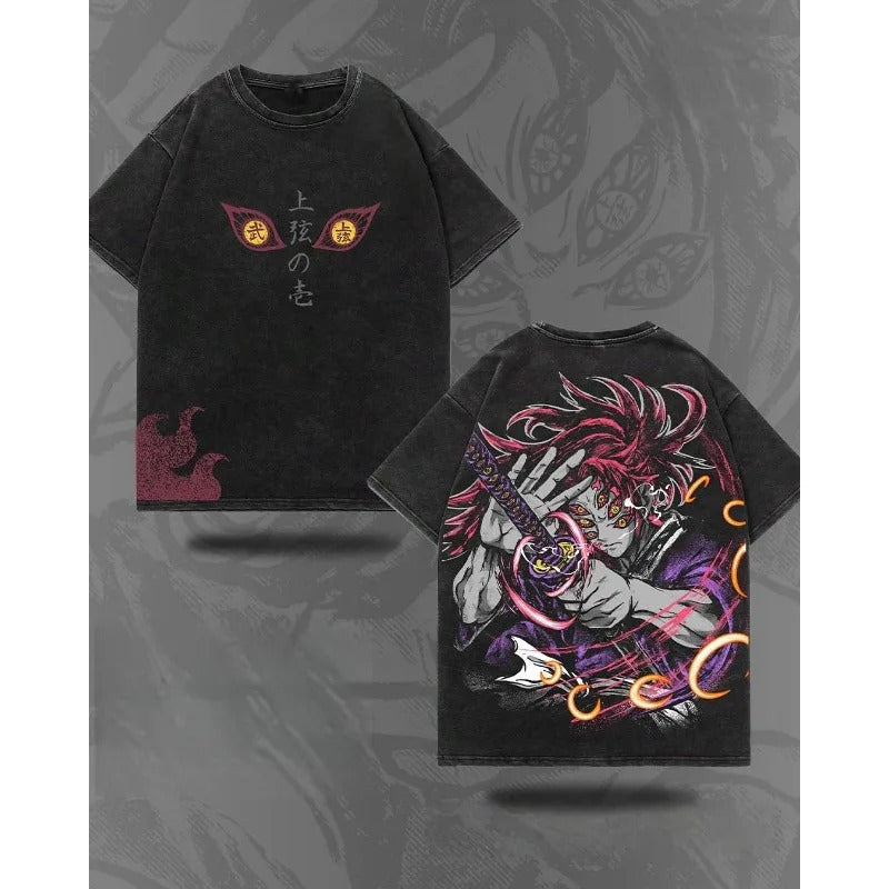 Ouma Pure Cotton Japanese Anime Demon Slayer Kokushibo Graphi