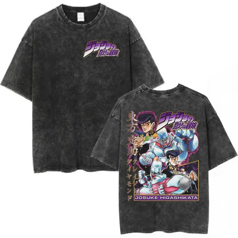 Anime Jojo Bizarre Adventure Vintage Washed