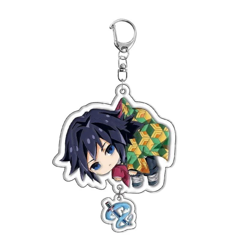 High-quality Demon Slayer keychains/keychains, anime merchandise, backpack charms