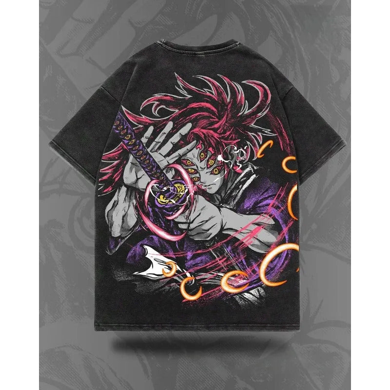 Ouma Pure Cotton Japanese Anime Demon Slayer Kokushibo Graphi