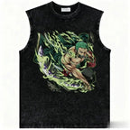 One Piece Anime Gym Vest Harajuku Streetwear
