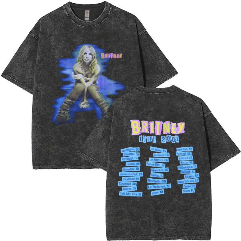 European Size Cotton Washed Vintage Britney Spears And Now Watch