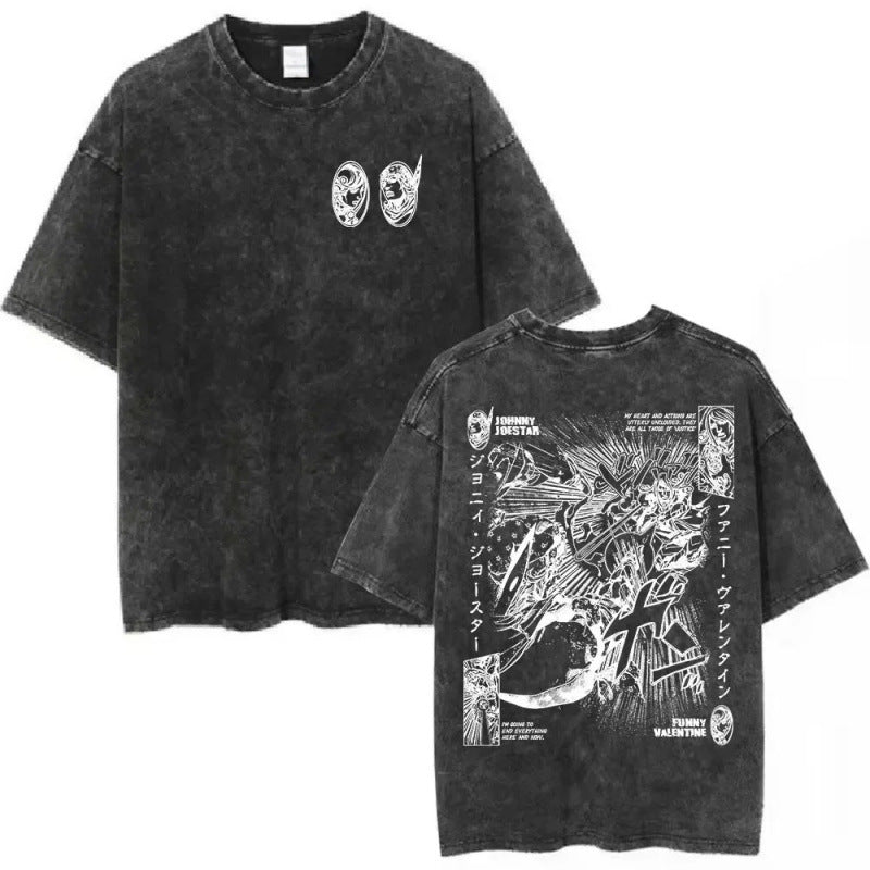 Anime Jojo Bizarre Adventure Vintage Washed