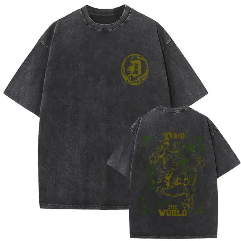 Anime Jojo'S Bizarre Adventure Washed Vintag