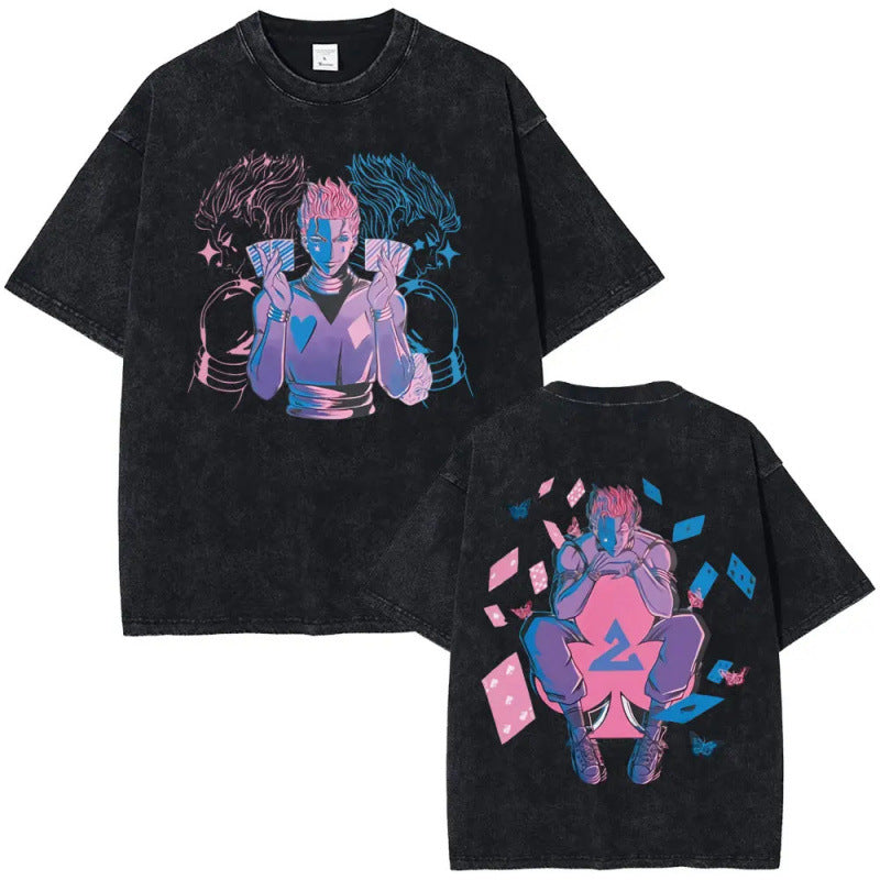 Anime Hunter X Hunter Vintage Washed T Shirt