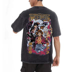 One Piece Luffy Washed Couple Clothing Short
