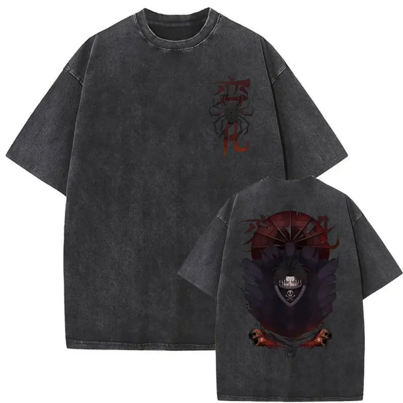 European Size Cotton Washed Vintage Anime Hunter X Hunter Hisoka