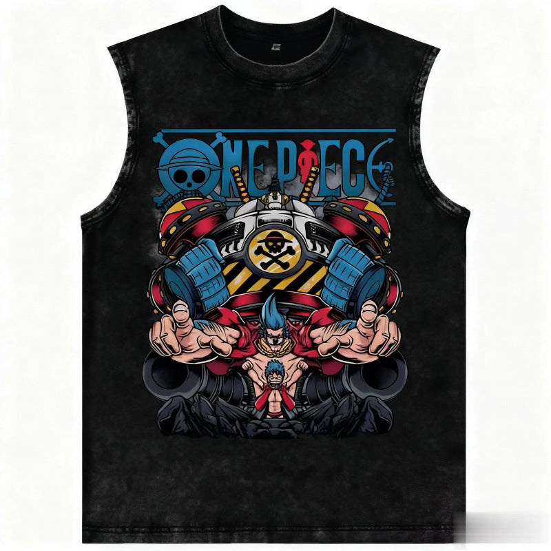 One Piece Anime Tank Top Women Nami Wash Sle