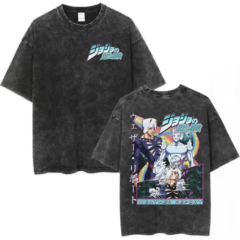 Anime Jojo Bizarre Adventure Vintage Washed
