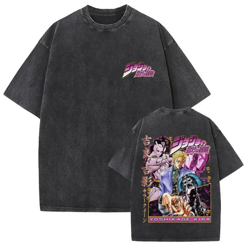 Anime Jojo'S Bizarre Adventure Washed Vintag