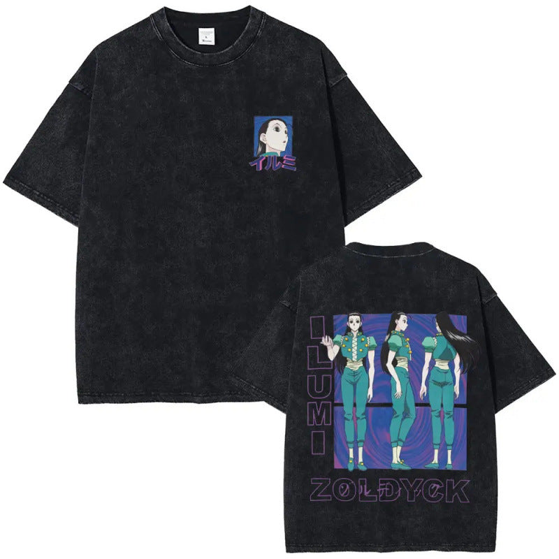 Anime Hunter X Hunter Vintage Washed T Shirt