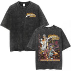 Anime Jojo Bizarre Adventure Vintage Washed