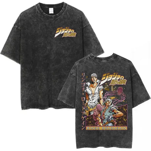 Anime Jojo Bizarre Adventure Vintage Washed