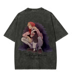One Piece Vintage Black T-Shirt Men'S One-Pi