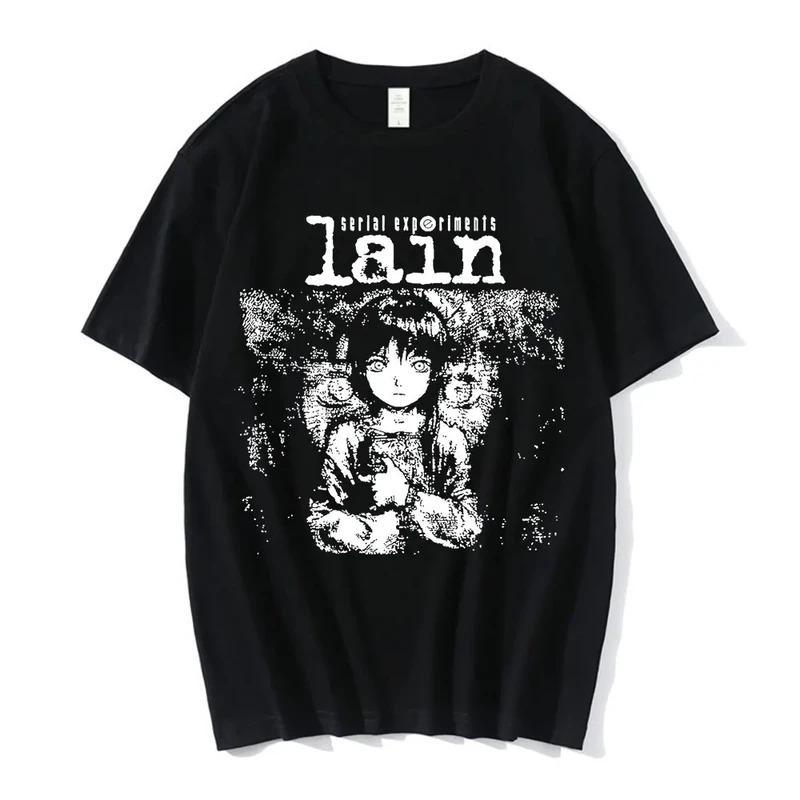 Anime Serial Experiments Lain T-Shirt Men Women Grap