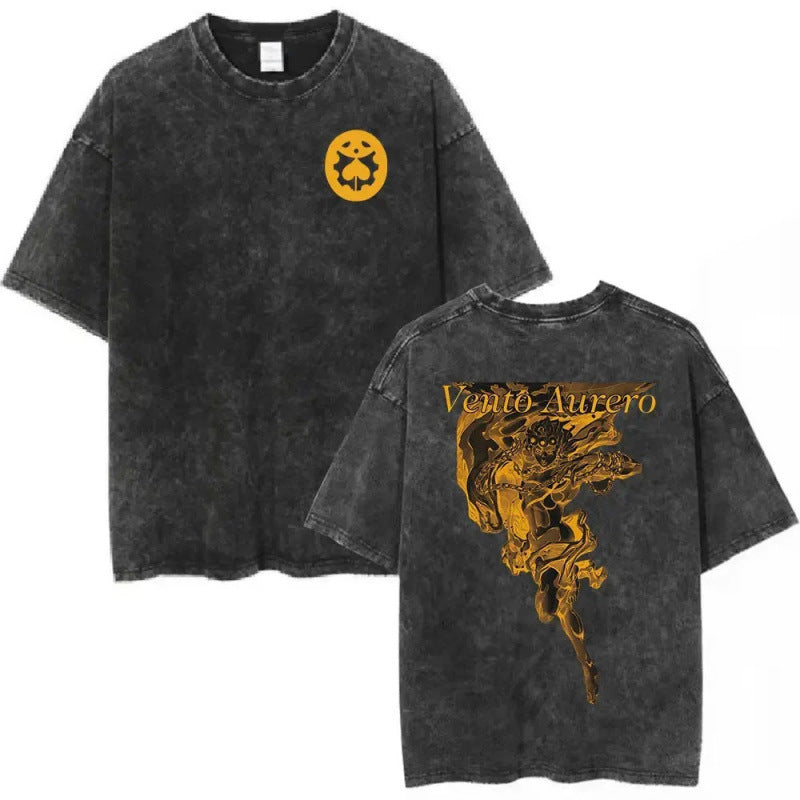 Anime Jojo Bizarre Adventure Vintage Washed