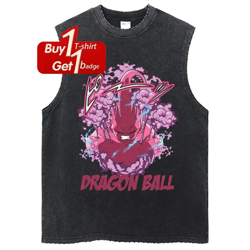 Ouma Cotton Men'S Tank Top Anime Dragon Ball Goku Graphi