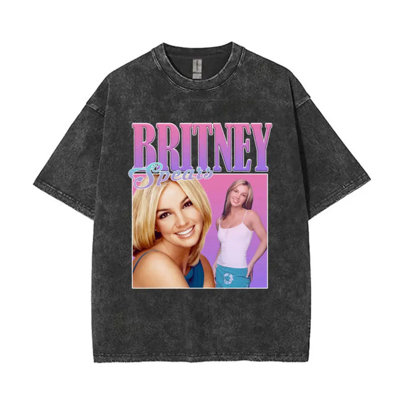 European Size Cotton Washed Vintage Britney Spears And Now Watch