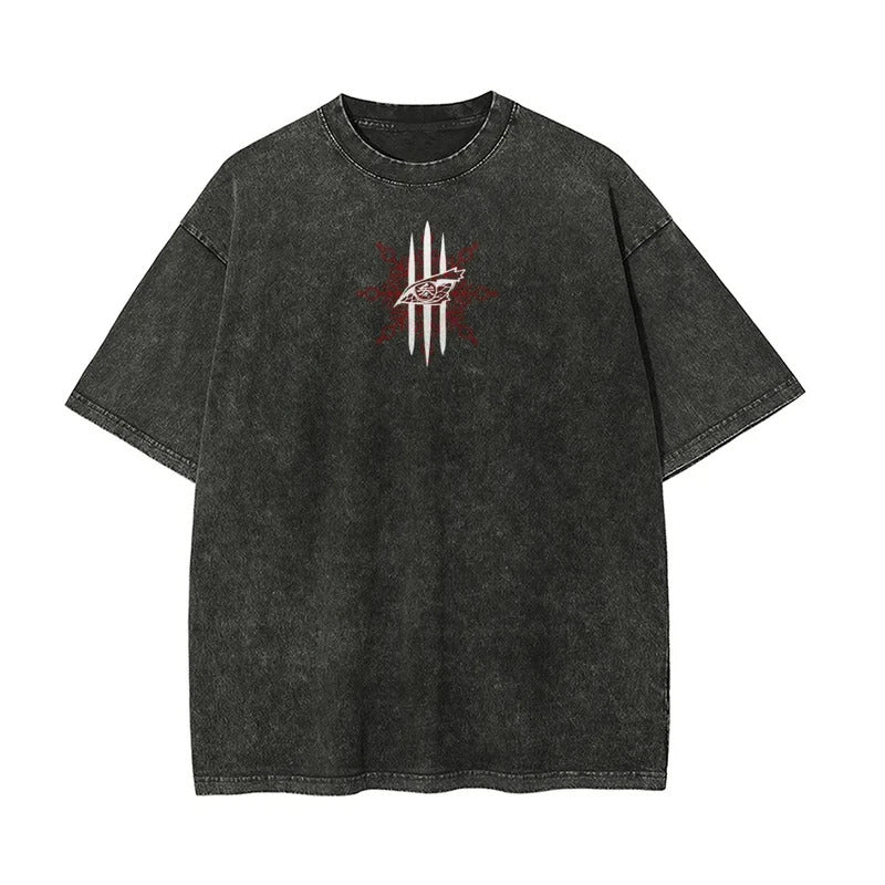Demon Slayer Washed Retro Short Sleeve T-Shi