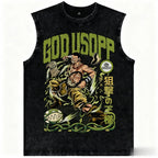 One Piece Anime Gym Vest Harajuku Streetwear