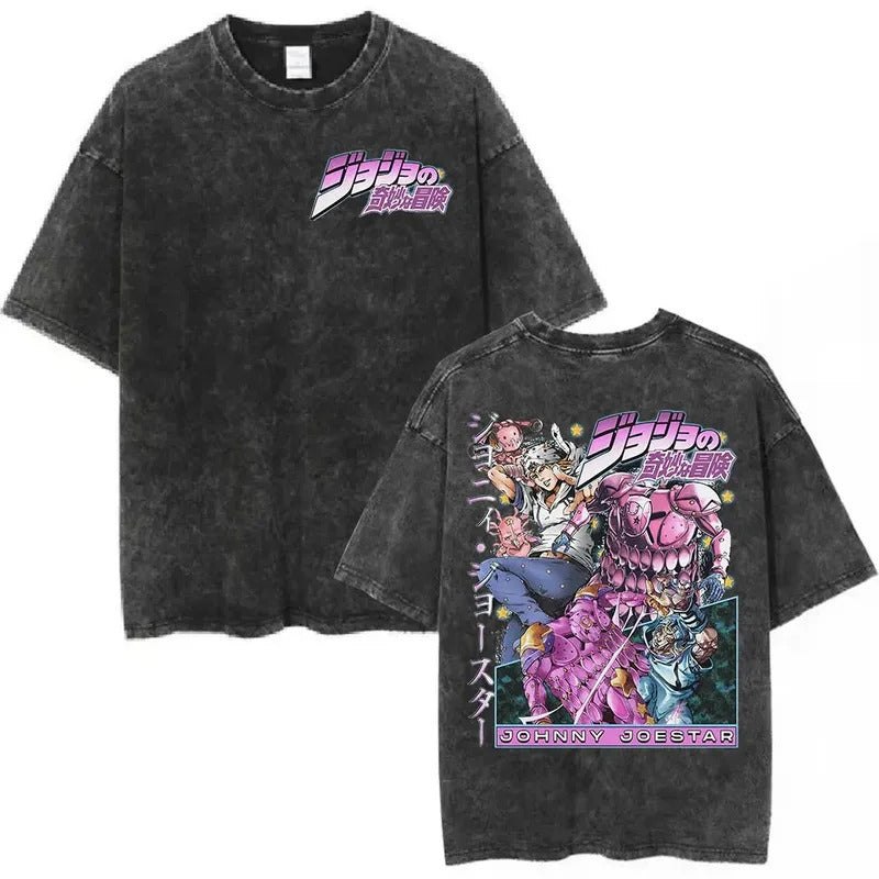 Anime Jojo Bizarre Adventure Vintage Washed