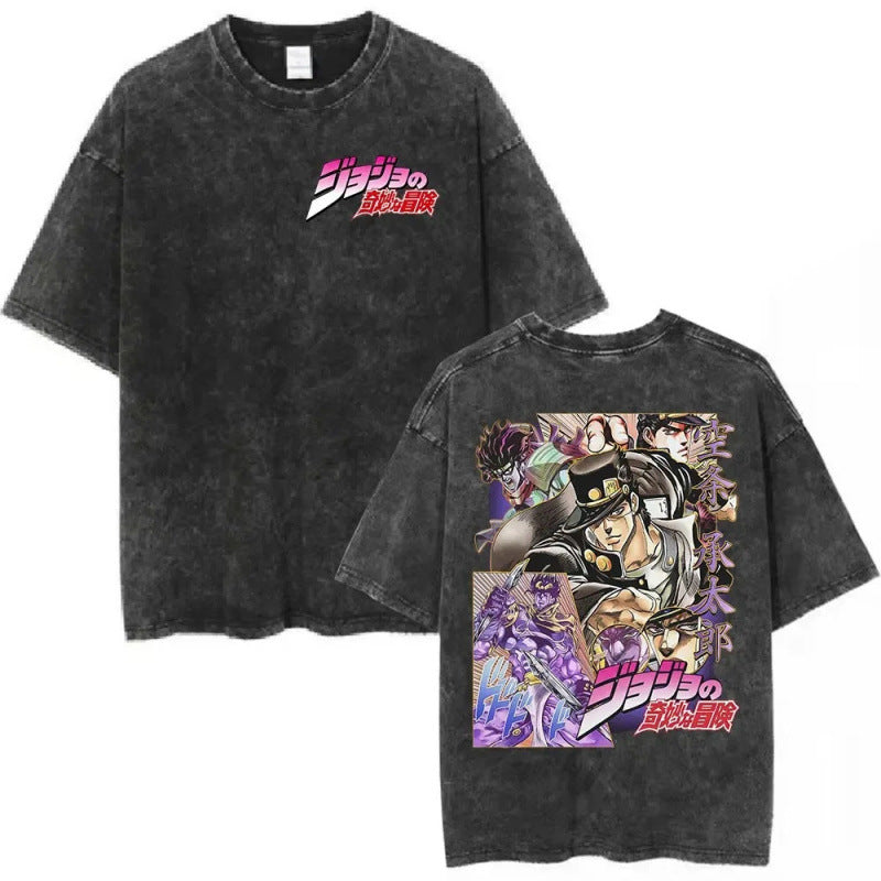 Anime Jojo Bizarre Adventure Vintage Washed