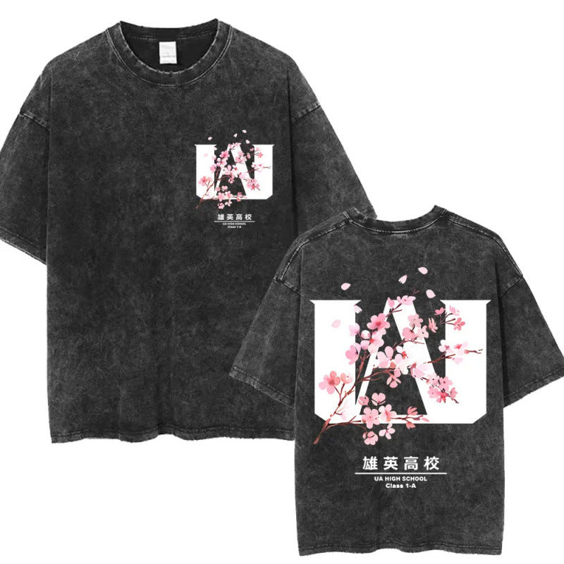 Men Women Fashion Vintage Casual T-Shirt 100
