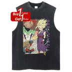 Ouma Cotton Men'S Tank Top Anime Dragon Ball Goku Graphi