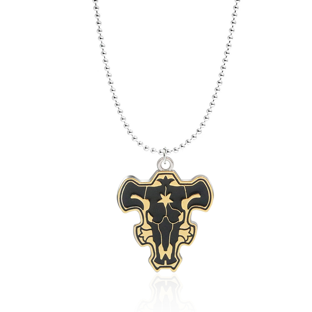 Black Clover Bull Magic Knights Logo Badge Pendant
