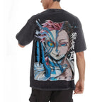 Demon Slayer Washed Retro Short Sleeve T-Shi