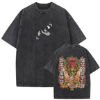 European Size Cotton Washed Vintage Anime Hunter X Hunter T Shirt