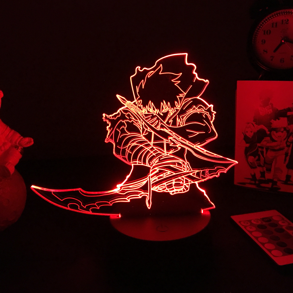 Solo Leveling-Sung Jin-Woo Night Light 3D 7 color Adjustable