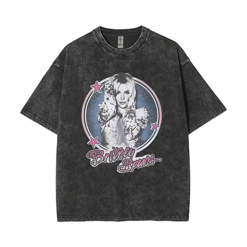 European Size Cotton Washed Vintage Britney Spears And Now Watch