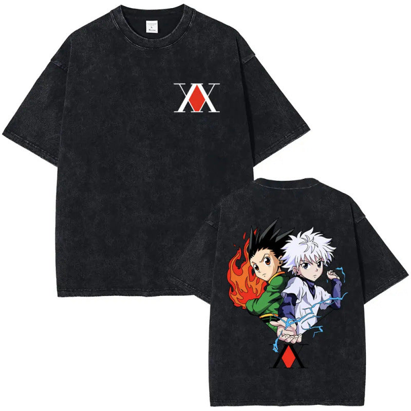 Anime Hunter X Hunter Vintage Washed T Shirt