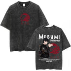 European Size Cotton Anime Jujutsu Kaisen Fushiguro Megumi Graphi