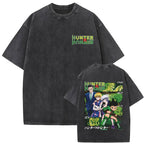 European Size Cotton Washed Vintage Anime Hunter X Hunter T Shirt