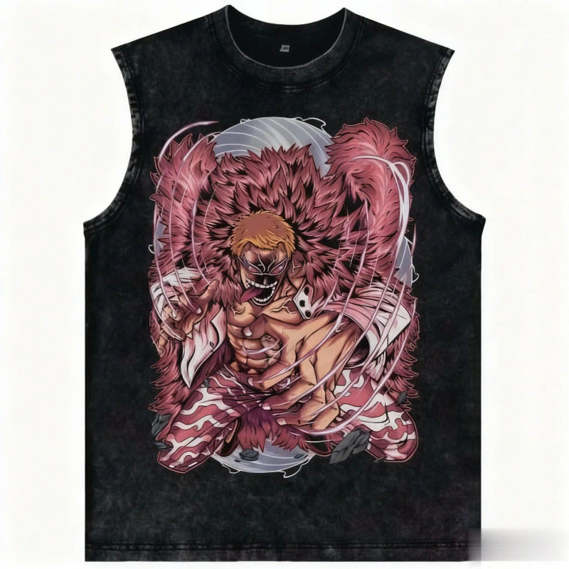 One Piece Anime Tank Top Women Nami Wash Sle