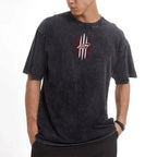 Demon Slayer Washed Retro Short Sleeve T-Shi