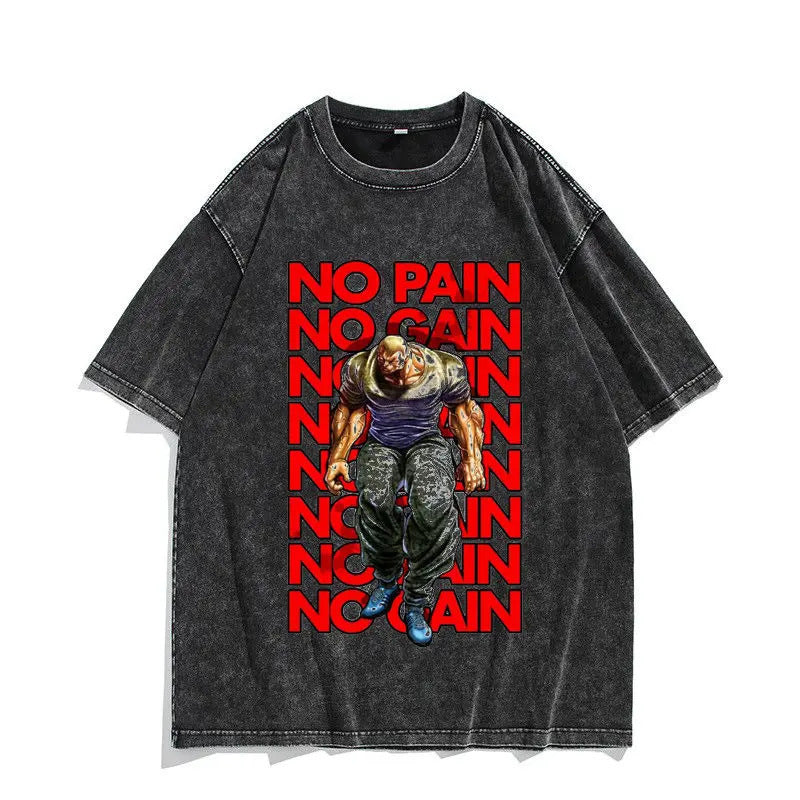 230G Ouma Washed Anime Baki The Grappler T-Srt Hanma Yujiro