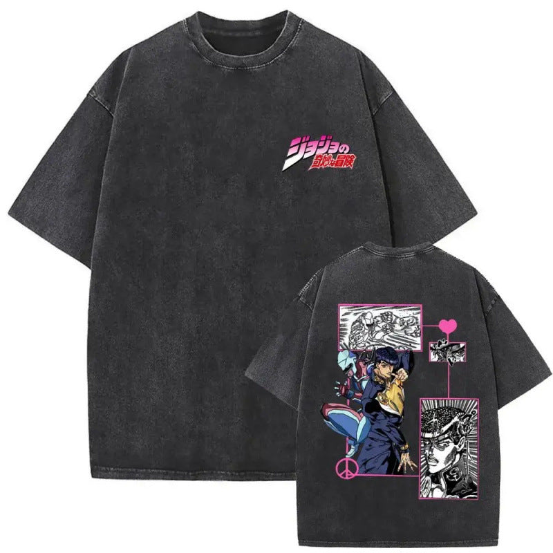 Anime Jojo'S Bizarre Adventure Washed Vintag