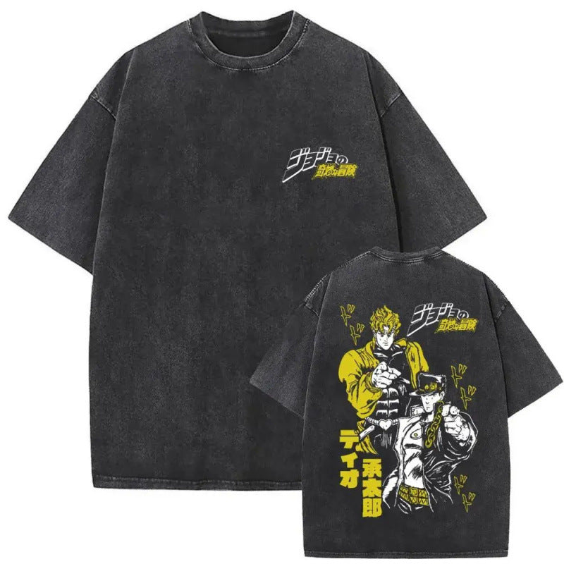 Anime Jojo'S Bizarre Adventure Washed Vintag