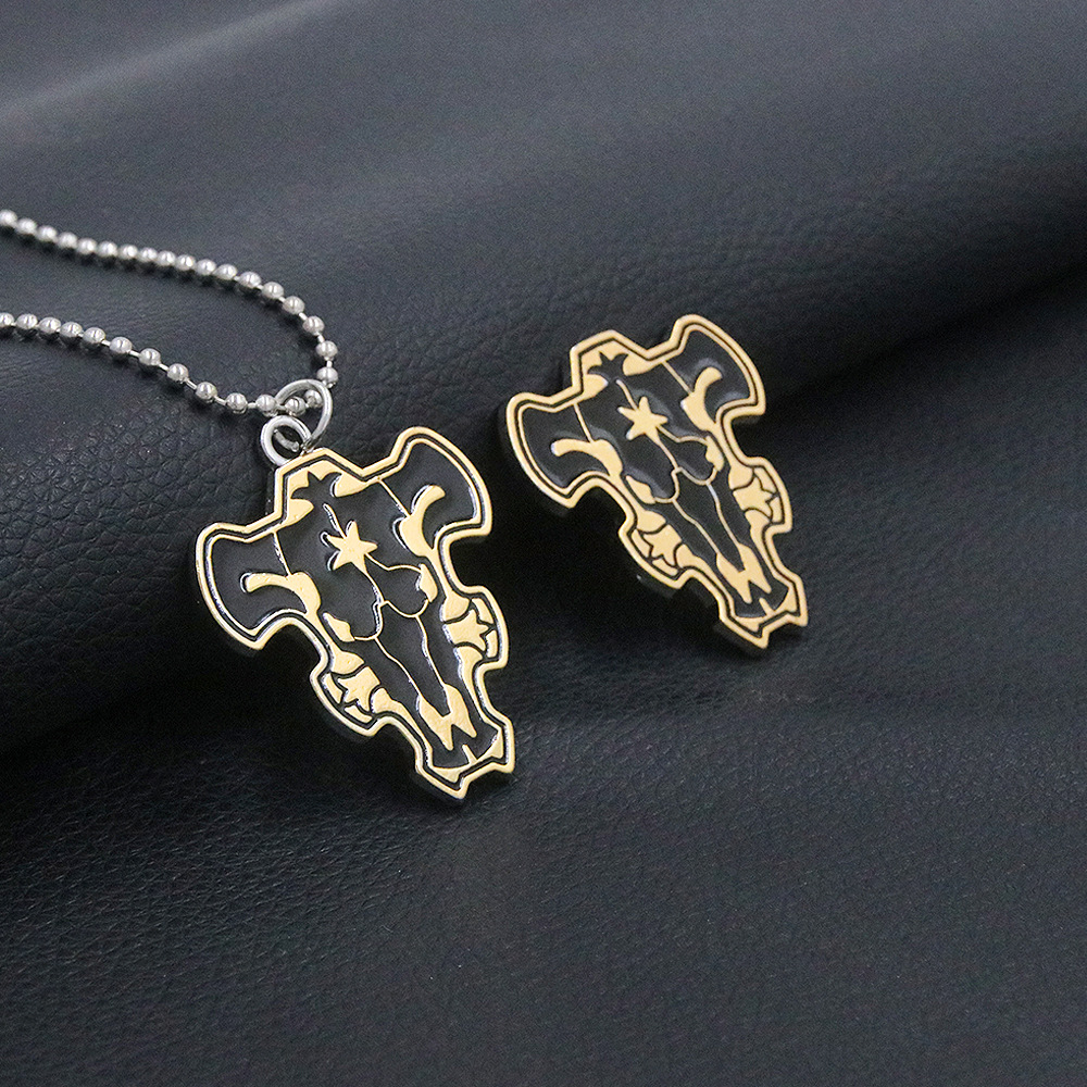 Black Clover Bull Magic Knights Logo Badge Pendant