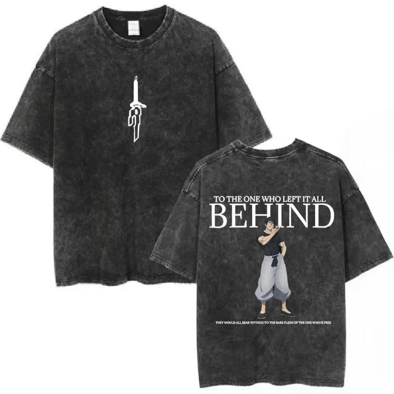 European Size Cotton Anime Jujutsu Kaisen Fushiguro Megumi Graphi