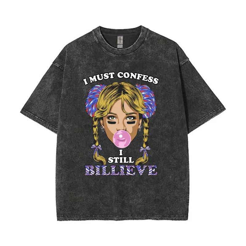 European Size Cotton Washed Vintage Britney Spears And Now Watch